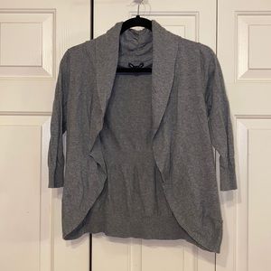 GAP Gray Open Front Cardigan